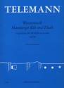 Wassermusik Hamburger Ebb und Fluth fr 4 Blockflten (SATB) Partitur