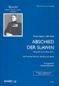 Abschied der Slawin: für Blasorchester Partitur