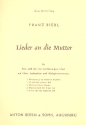 Lieder an die Mutter fr Solo, 1-2 stg. Chor, Flte, Stabspiele und Schlagwerk Partitur