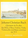 Quintett Es-Dur op.11,4 fr Violine, Viola, Flte, Oboe, Violoncello und Bc Partitur und Stimmen
