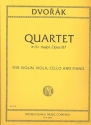 Quartet Eb major op.87 for violoin, viola, cello and piano score and parts