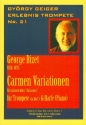 Carmen Variationen für Trompete und Harfe (Klavier)