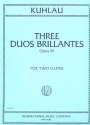 3 duos brillantes op.81 for 2 flutes parts