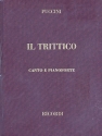 Il trittico  per canto e pianoforte Klavierauszug (en/dt, gebunden)
