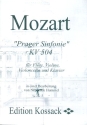 Prager Sinfonie KV504 fr Flte, Violine, Violoncello und Klavier,   Partitur