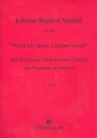 Wenn ich meine Lmmer weide fr Sopran, Viola d'amore (Viola) und Klavier (Cembalo),   Partitur und Stimmen