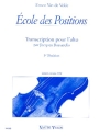 Ecole des positions transcription pour alto (3. position)