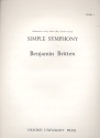 Simple Symphony for string orchestra (string quartet) violin 1