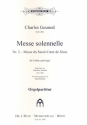 Messe solennelle Nr.2 fr gem Chor (SABar) und Orgel Partitur