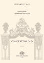 Concertino D-Dur fr Posaune (fl), Mandoline (git) und Streicher Partitur