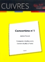 Concertino no.1 pour trompette ou cornet en sib ou bb et piano