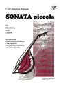 Sonata piccola fr Mandoline und Gitarre Partitur und Stimmen