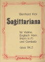 Sagittariana op.94,2 fr Violine, Englischhorn (Horn in F) und Cembalo
