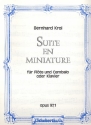 Suite en miniature op.97,1 fr Flte und Cembalo (Klavier)