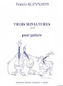 3 miniatures op.103 pour guitare