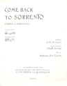 Come back to Sorrento - F major for voice and piano