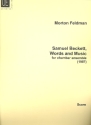 Samuel Beckett, Words and Music for chamber ensemble score (Kopie)