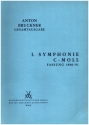 Sinfonie c-Moll Nr.1 in der Wiener Fassung von 1890/91 fr Orchester Partitur