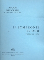 Sinfonie Es-Dur Nr.4 in der Fassung von 1874 fr Orchester Dirigierpartitur