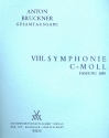 Sinfonie c-Moll Nr.8 in der 2. Fassung von 1890 fr Orchester Dirigierpartitur