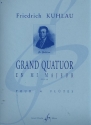 Grand quatuor mi majeur op.103 pour 4 flutes, partition+parties Bernold, Ph., rev.