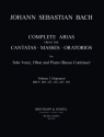 Complete Arias vol.3 for soprano, oboe and bc 4 parts