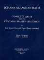 Complete Arias vol.2 for soprano, oboe and bc 4 parts