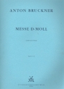 Messe d-Moll fr gem Chor und Orchester Dirigierpartitur