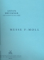 Messe f-Moll fr Sopran, Ba, Chor und Orchester Dirigierpartitur