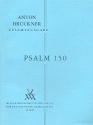 Psalm 150 fr Sopran, Chor und Orchester Studienpartitur