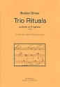 TRIO RITUALS A WORK IN PROGRESS FUER KLARINETTE, BASSKLARINETTE UND KLAVIER,  SPIELPARTITUR