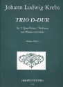 Trio D-Dur fr 2 Flten (Violinen) und Bc Partitur und Stimmen