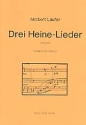 3 Heine-Lieder fr Bariton und Klavier