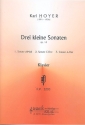 3 kleine Sonaten op.18 fr Klavier (d-Moll, C-Dur, A-Dur)
