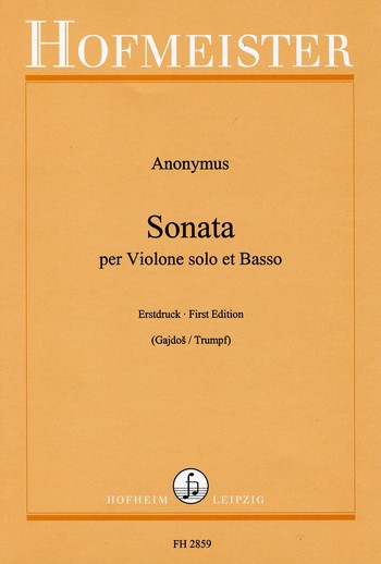 Sonata per violone et basso
