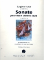 Sonate op.posthume pour 2 violons seuls partition et parties
