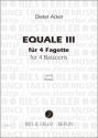 Equale 3 fr 4 Fagotte Partitur und Stimmen