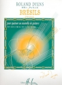 Bresils pour 4 guitares partition et parties