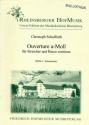 Ouvertre a-Moll fr 2 Violinen Viola, Violoncello und Bc Stimmensatz (4-3-2-3)