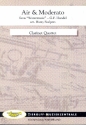 Air und moderato fr 4 Klarinetten Partitur und Stimmen