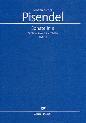 Sonate e-Moll fr Violine und Cembalo (Violoncello ad lib)