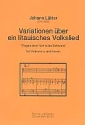 Variationen ber ein litauisches Volkslied fr Violoncello und Klavier