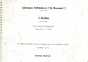 3 Suites op.4, 6 & 8 for 2 transverse flutes (recorders, oboes, violins, viole da gamba) facsimile