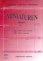 Miniaturen fr Flte, Violine, Viola und Violoncello, Partitur und Stimmen