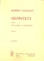 QUINTETT OP.32A FUER FLOETE, OBOE UND STREICHTRIO,  STIMMEN