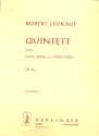 QUINTETT OP.32A FUER FLOETE, OBOE UND STREICHTRIO,  STIMMEN