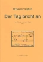 Der Tag bricht an 5 Choralvorspiele fr Orgel