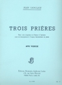 3 prieres no.1 pour voix moyenne et orgue (harm/pno)