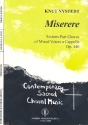 Miserere op.140 for mixed chorus (SSSSAAAATTTTBBBB) a cappella score