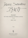 Konzert E-Dur BWV1042 fr Violine, Streicher und Bc Viola